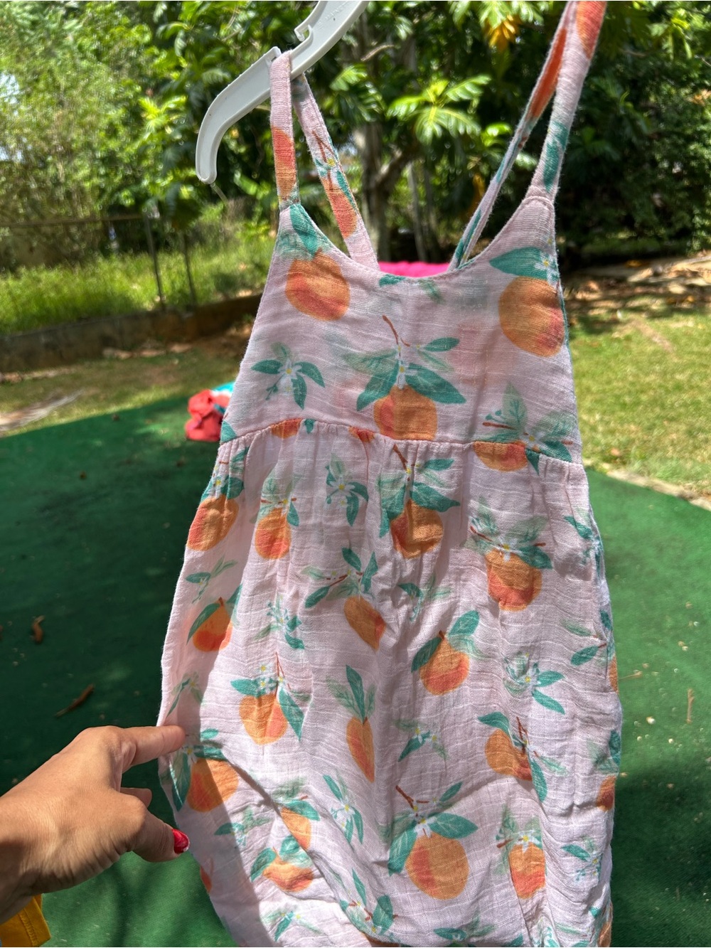 12-18m Angel Dear 100% muslim cotton romper